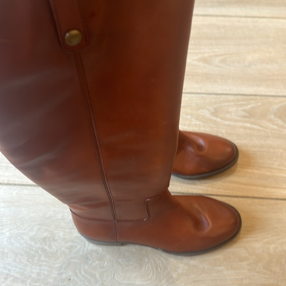 INC WOMENS EQUESTRIAN CHESNUT BROWN RIDING BOOTS FRYE STYLE VIRAL SIZE 6 - Picture 5 of 10